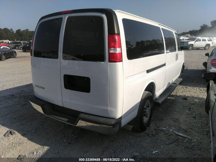 2019 CHEVROLET EXPRESS PASSENGER LT 1GAZGPFG7K1172855