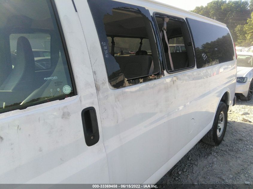 2019 CHEVROLET EXPRESS PASSENGER LT 1GAZGPFG7K1172855