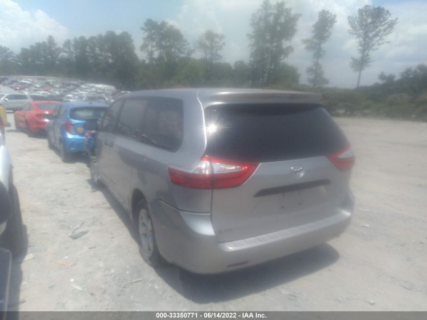 2015 TOYOTA SIENNA L - 5TDZK3DC3FS555392