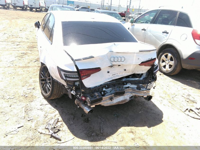 2018 AUDI A4 PREMIUM PLUS WAUENAF43JA214576