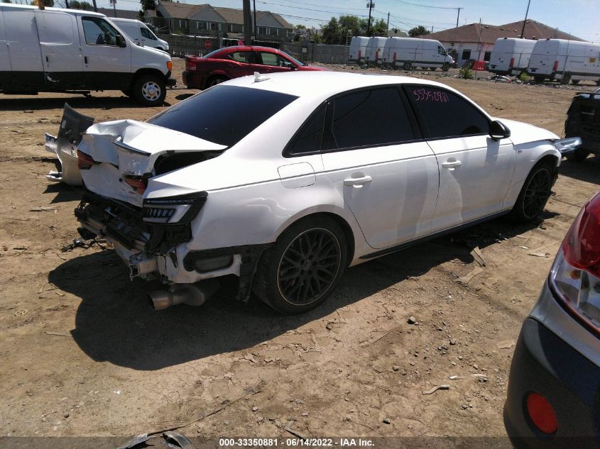 2018 AUDI A4 PREMIUM PLUS WAUENAF43JA214576