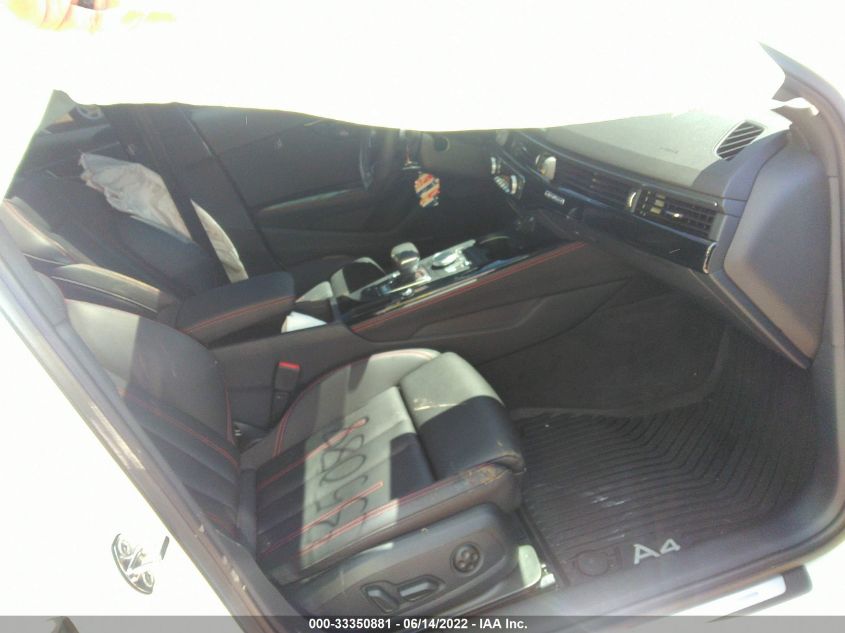 2018 AUDI A4 PREMIUM PLUS WAUENAF43JA214576