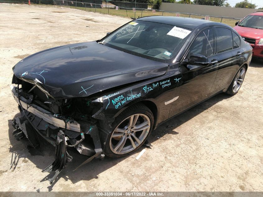 2015 BMW 7 SERIES 740I WBAYA6C59FGK16291
