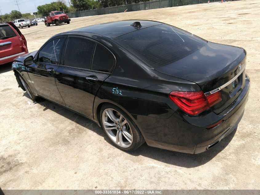 2015 BMW 7 SERIES 740I WBAYA6C59FGK16291