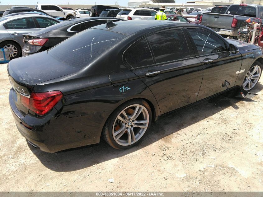 2015 BMW 7 SERIES 740I WBAYA6C59FGK16291