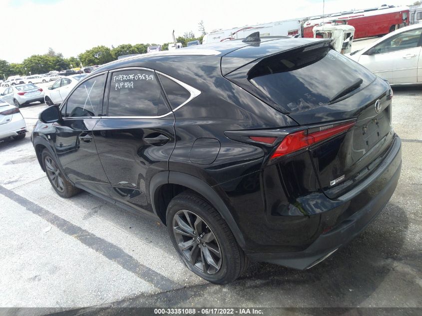 2018 LEXUS NX NX 300 JTJYARBZ2J2105299