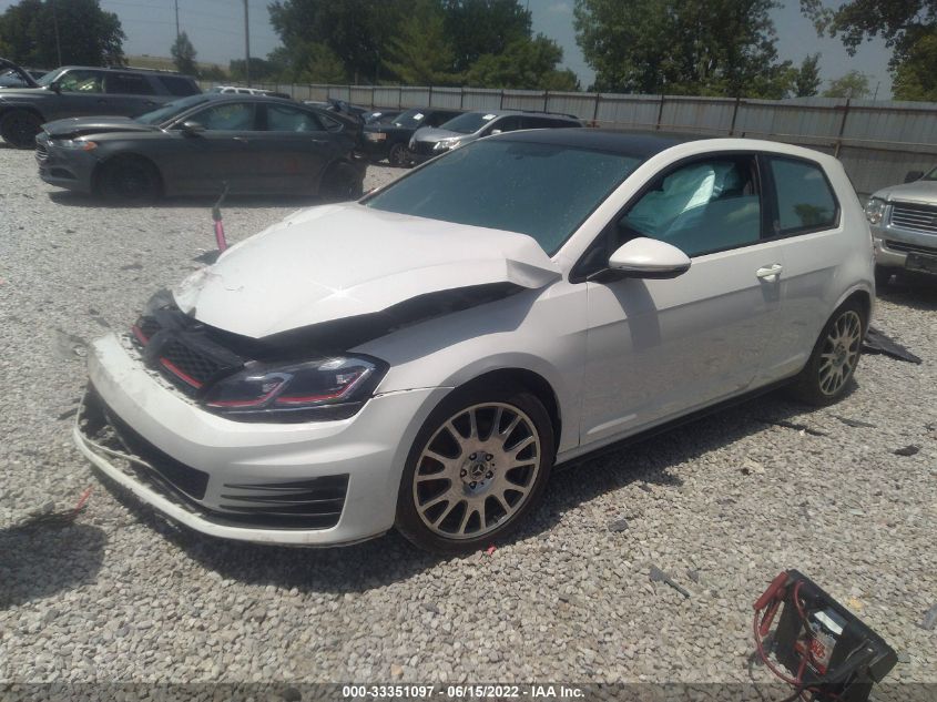 2016 VOLKSWAGEN GOLF GTI S 3VWYT7AU8GM049195