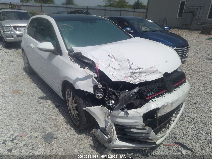 2016 VOLKSWAGEN GOLF GTI S 3VWYT7AU8GM049195