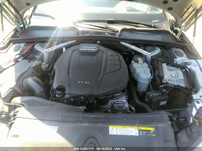 2019 AUDI A4 PRESTIGE WAUFNAF42KN016618