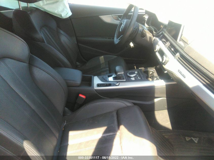 2019 AUDI A4 PRESTIGE WAUFNAF42KN016618