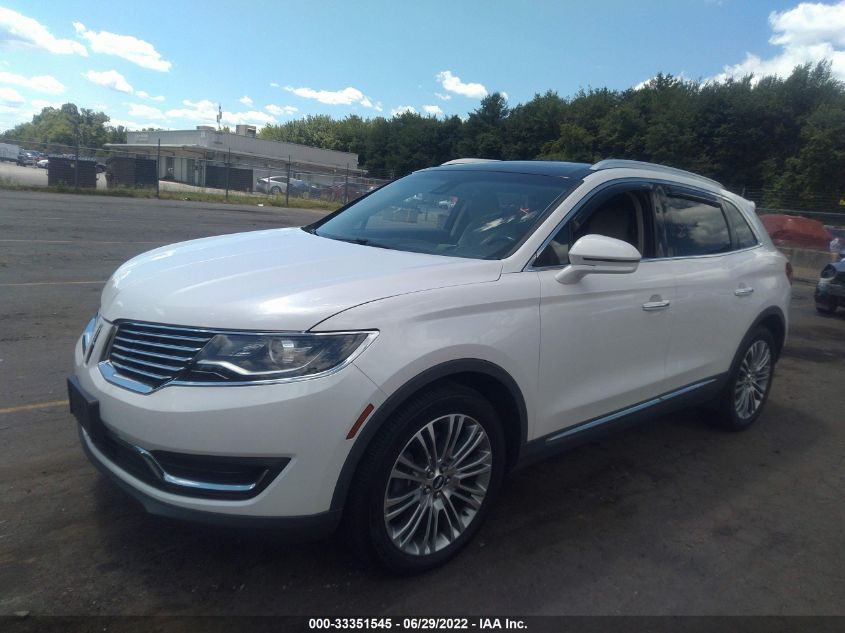 2018 LINCOLN MKX RESERVE 2LMPJ8LR7JBL19271
