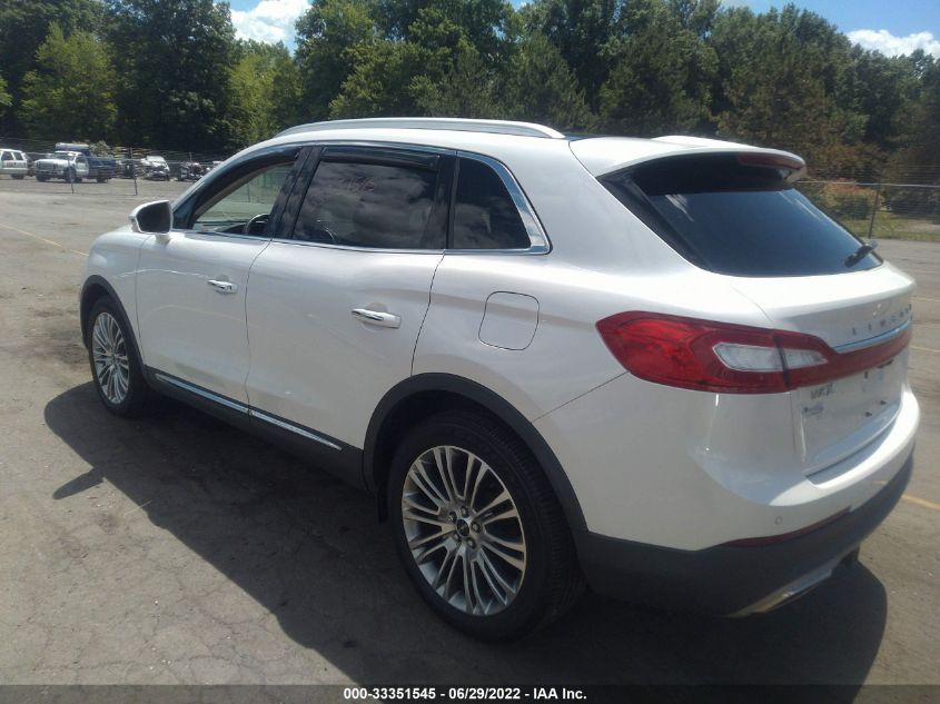 2018 LINCOLN MKX RESERVE 2LMPJ8LR7JBL19271