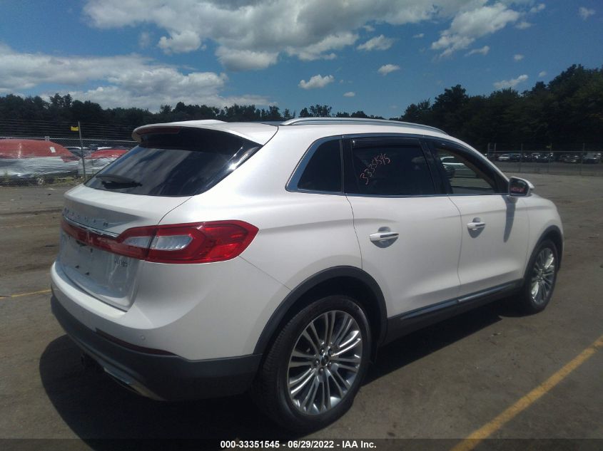 2018 LINCOLN MKX RESERVE 2LMPJ8LR7JBL19271