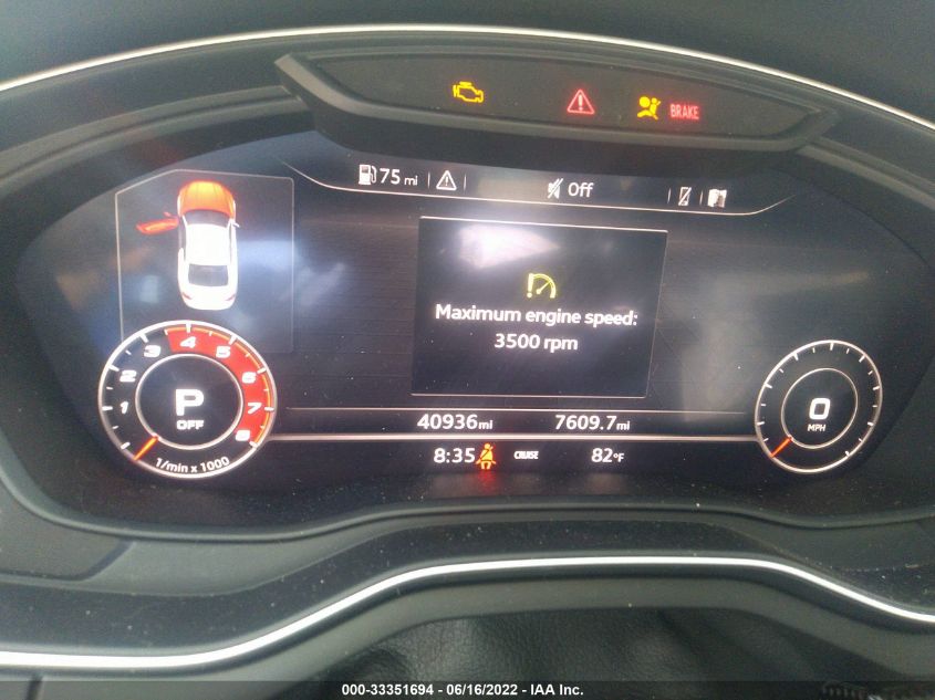 2018 AUDI S5 COUPE PREMIUM PLUS WAUP4AF59JA010241