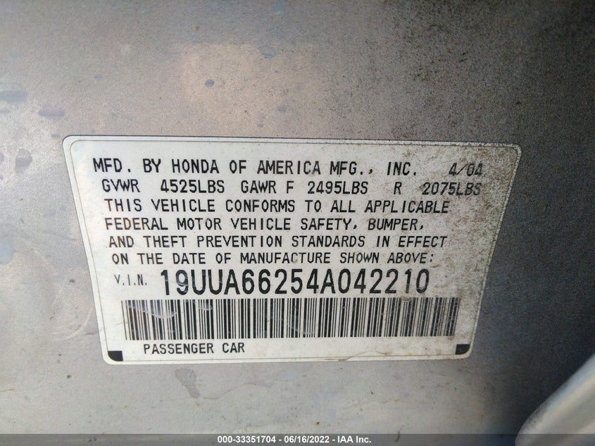Acura Tl 2004