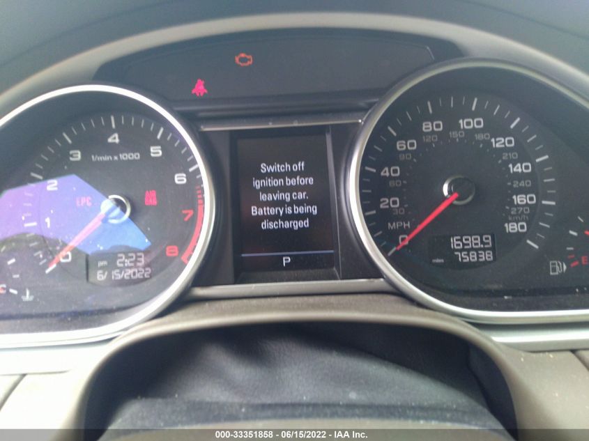 2013 AUDI Q7 3.0T PREMIUM PLUS WA1LGAFE1DD003340