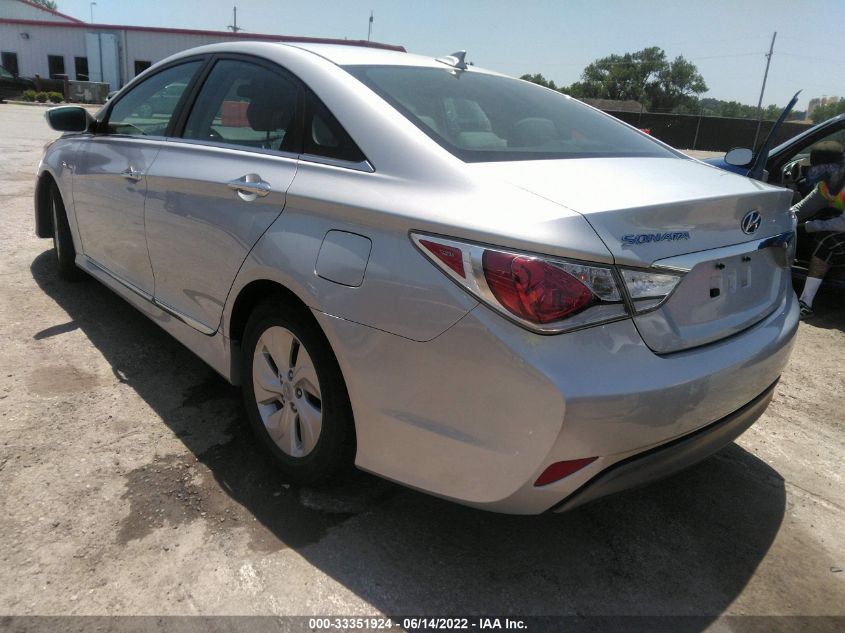 2013 HYUNDAI SONATA HYBRID KMHEC4A48DA086207