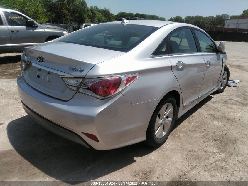 2013 HYUNDAI SONATA HYBRID KMHEC4A48DA086207
