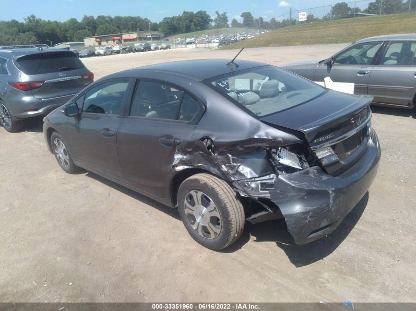 2013 HONDA CIVIC HYBRID 19XFB4F24DE203264