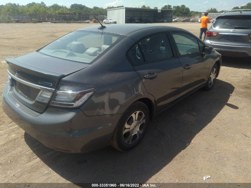 2013 HONDA CIVIC HYBRID 19XFB4F24DE203264