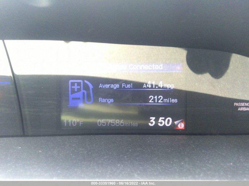 2013 HONDA CIVIC HYBRID 19XFB4F24DE203264