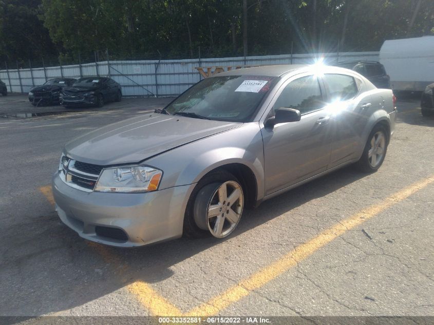 2013 DODGE AVENGER SE 1C3CDZAB2DN625549