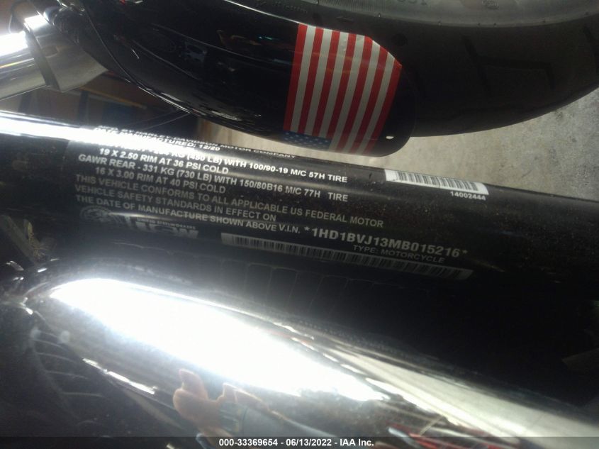 2021 HARLEY-DAVIDSON FXST 1HD1BVJ13MB015216
