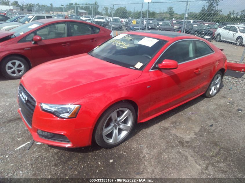 2016 AUDI A5 PREMIUM PLUS WAUM2AFR0GA022119