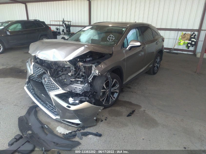 2022 LEXUS RX RX 450H 2T2HGMDA0NC075279
