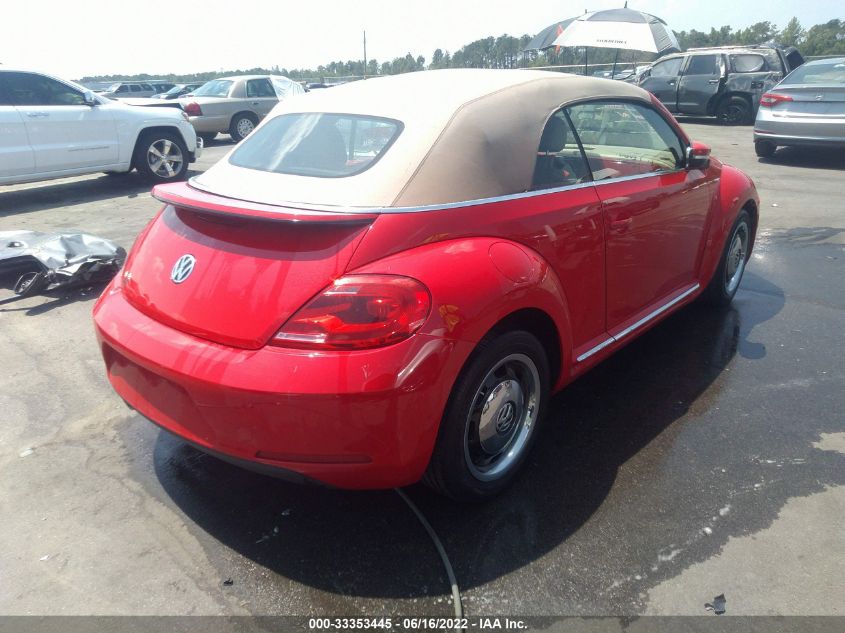 2013 VOLKSWAGEN BEETLE CONVERTIBLE 2.5L 3VW5P7AT5DM802742