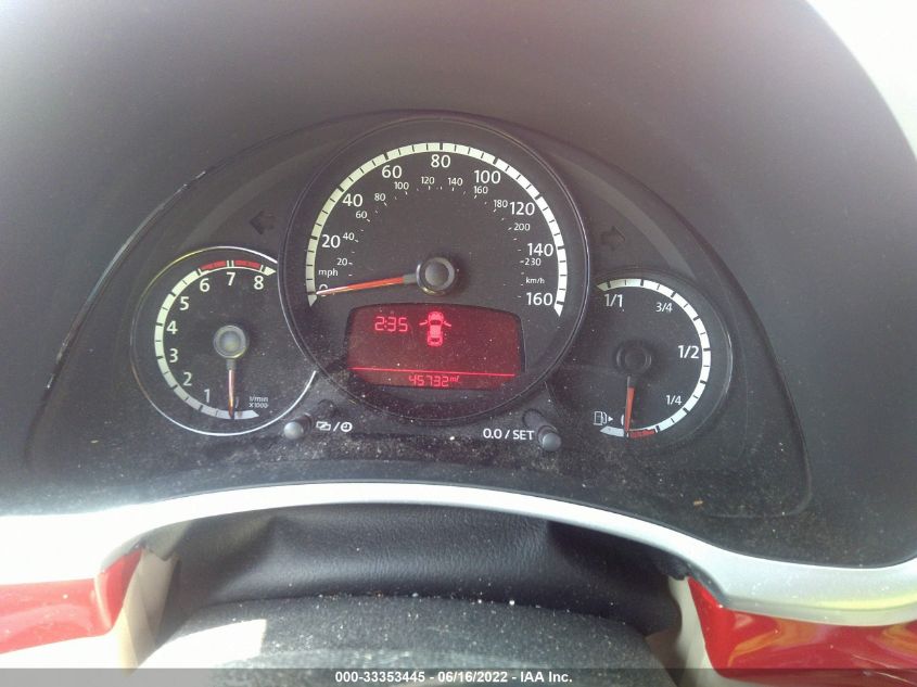 2013 VOLKSWAGEN BEETLE CONVERTIBLE 2.5L 3VW5P7AT5DM802742