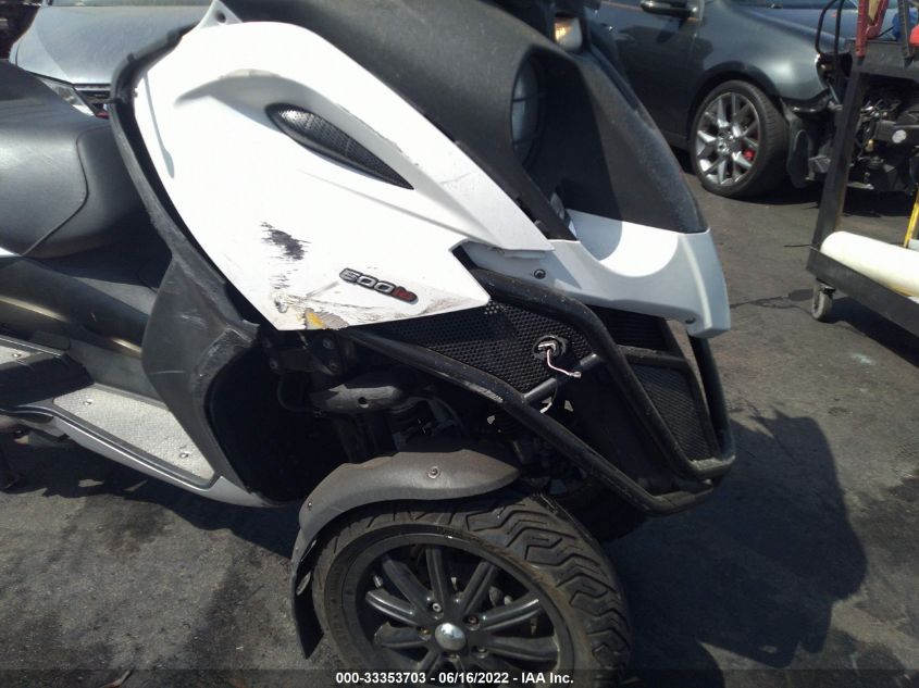 2008 PIAGGIO MP3 500 ZAPM610X285000243