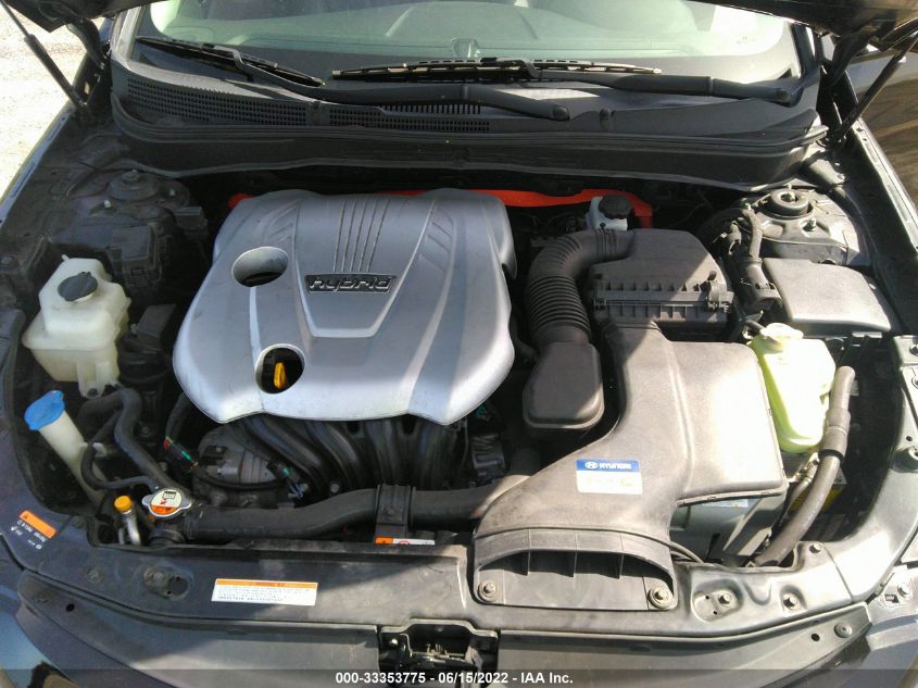 2013 HYUNDAI SONATA HYBRID LIMITED KMHEC4A44DA100667