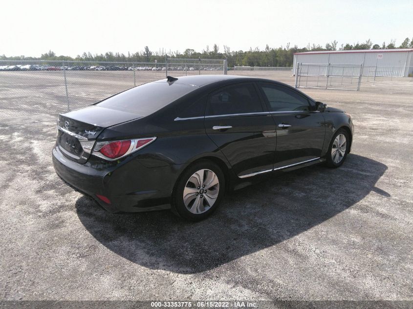 2013 HYUNDAI SONATA HYBRID LIMITED KMHEC4A44DA100667