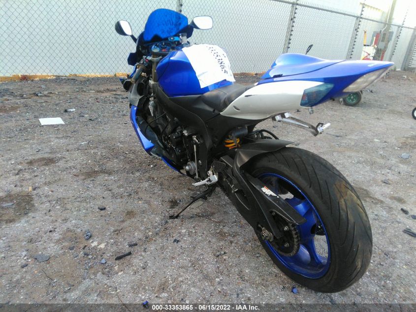 2006 SUZUKI GSX-R600 K6 JS1GN7DA162102880