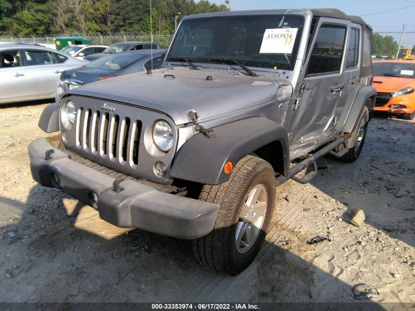 2016 JEEP WRANGLER UNLIMITED SPORT 1C4BJWDG0GL145757