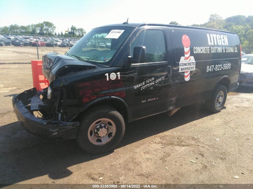 2015 CHEVROLET EXPRESS CARGO VAN 1GCZGTCGXF1127211