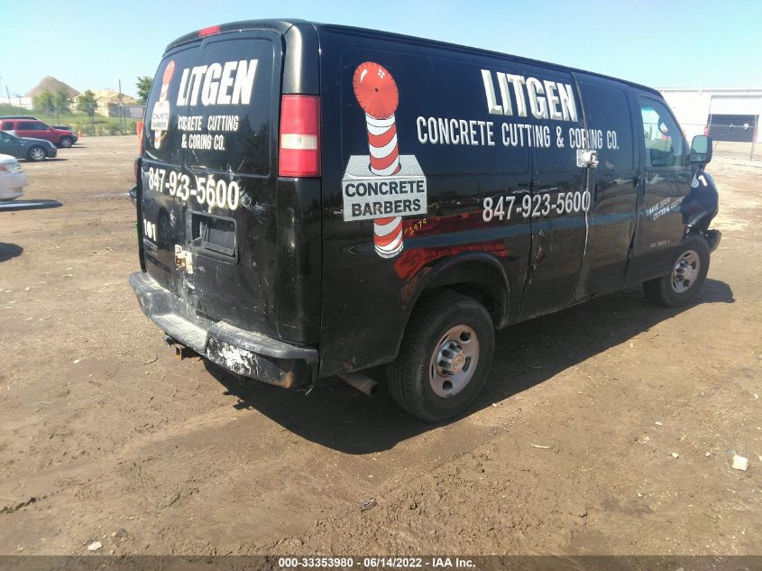 2015 CHEVROLET EXPRESS CARGO VAN 1GCZGTCGXF1127211