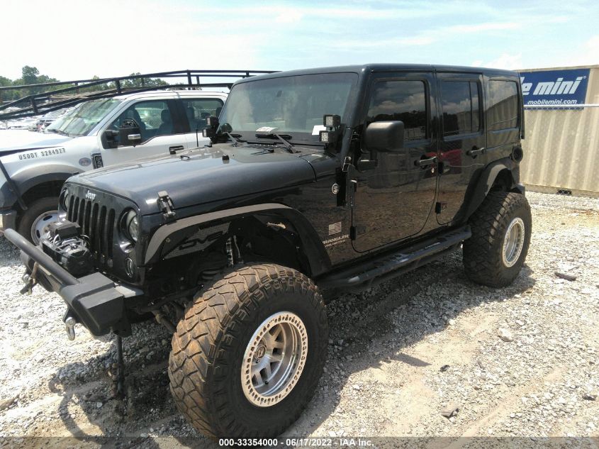 2014 JEEP WRANGLER UNLIMITED SPORT 1C4HJWDG4EL105916