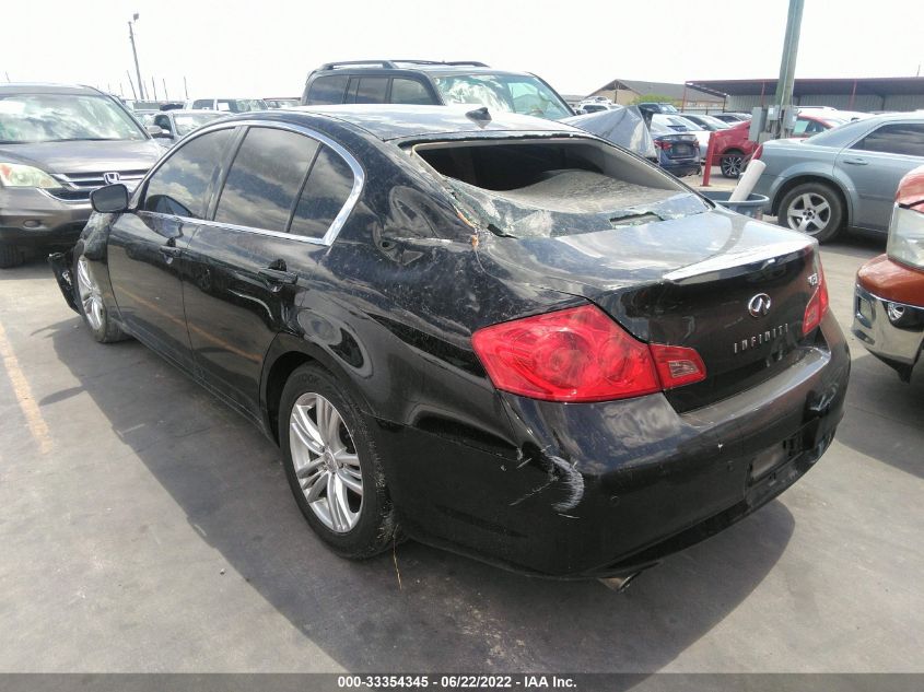 2013 INFINITI G37 SEDAN JOURNEY JN1CV6AP1DM306221