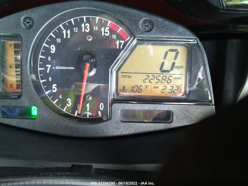 2009 HONDA CBR600 RR JH2PC40199K200521