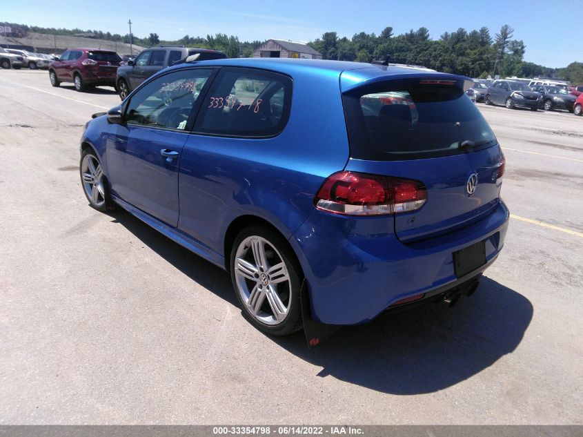 2013 VOLKSWAGEN GOLF R W/SUNROOF & NAVI WVWRF7AJ6DW023386