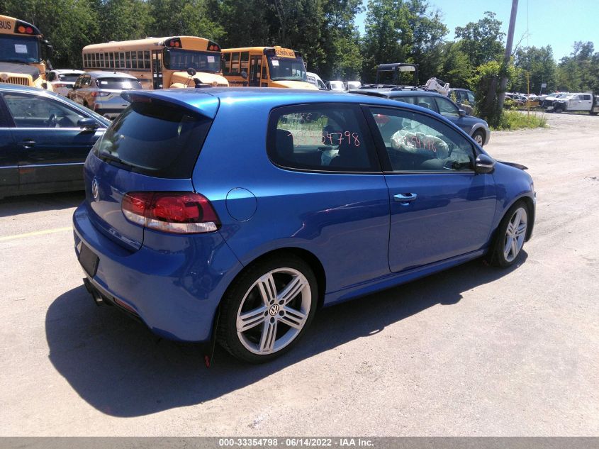 2013 VOLKSWAGEN GOLF R W/SUNROOF & NAVI WVWRF7AJ6DW023386