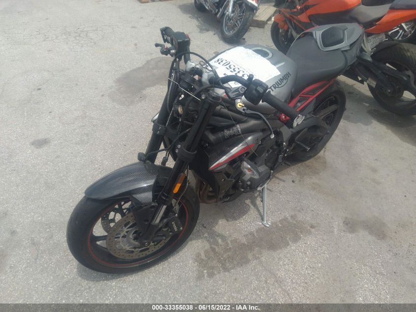 2020 TRIUMPH MOTORCYCLE STREET TRIPLE R SMTA534D8LTAA2201