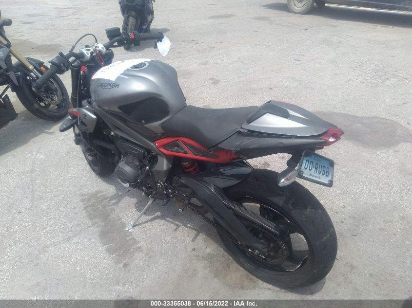 2020 TRIUMPH MOTORCYCLE STREET TRIPLE R SMTA534D8LTAA2201