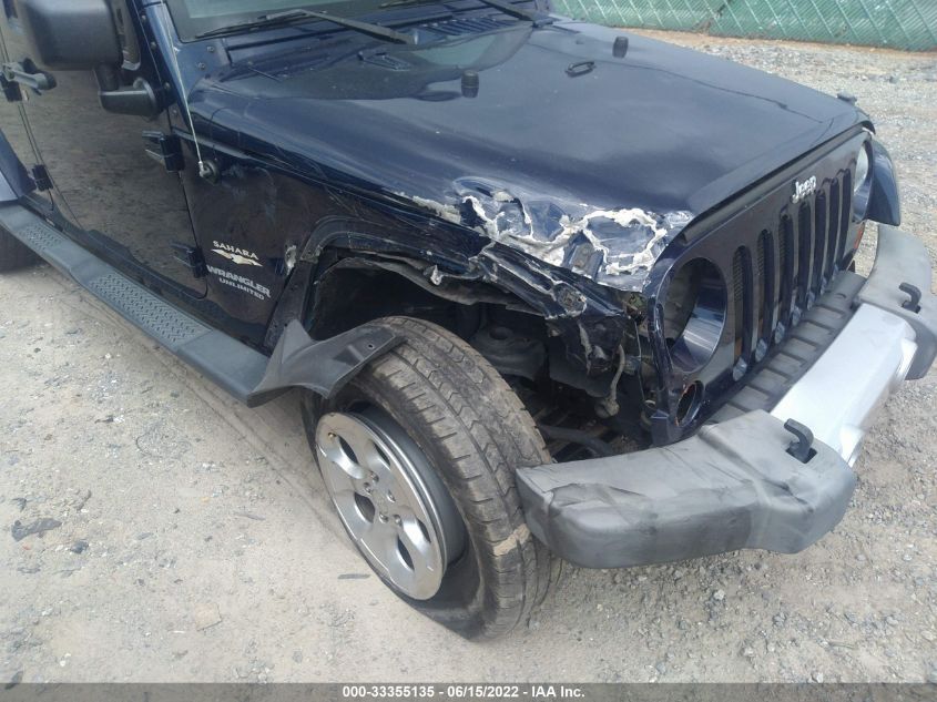 2013 JEEP WRANGLER UNLIMITED SAHARA 1C4BJWEG2DL548715