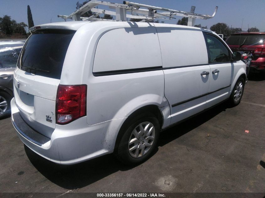 2014 RAM CARGO VAN TRADESMAN 2C4JRGAG6ER379601