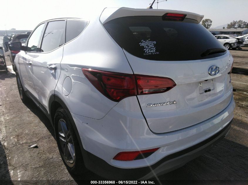 2018 HYUNDAI SANTA FE SPORT 2.4L 5XYZT3LB6JG568486