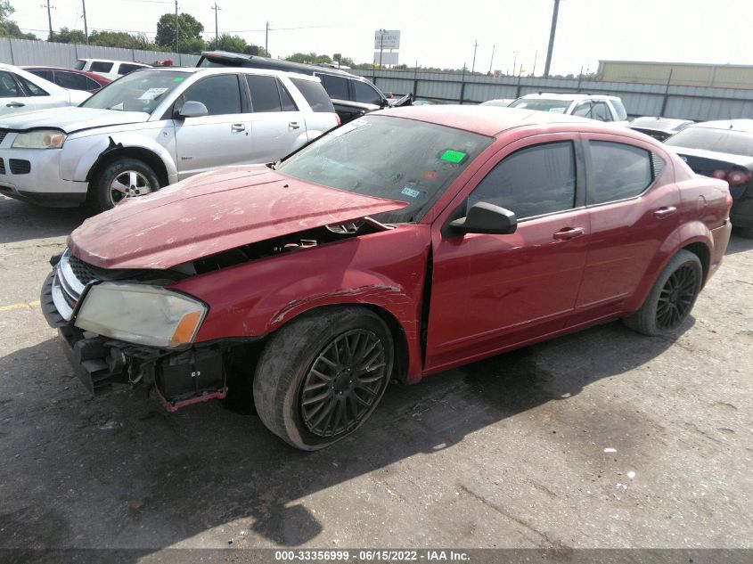 2013 DODGE AVENGER SE 1C3CDZAB6DN642631