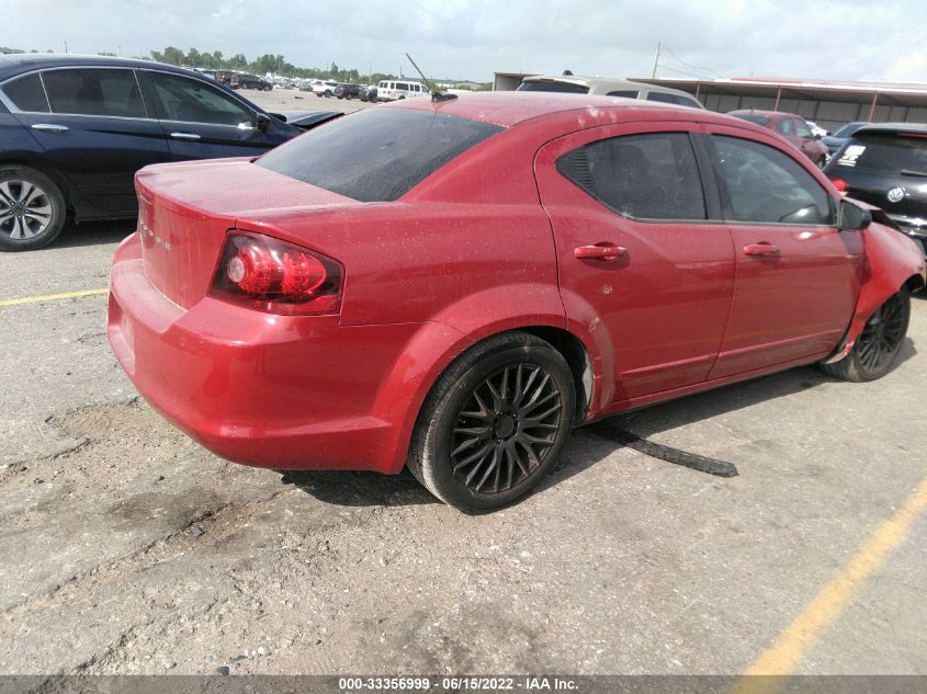 2013 DODGE AVENGER SE 1C3CDZAB6DN642631